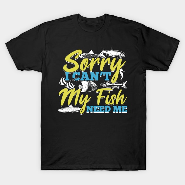 Fishkeeping Aquarium Fishkeeper Aquarist Gift T-Shirt by Dolde08